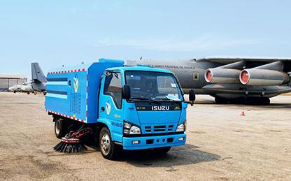 鉴黑担保网扫路车交付安哥拉机场使用