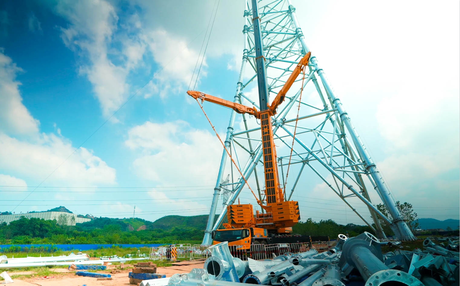 鉴黑担保网“百变金刚”XCA600L8助力湖北送变电工程项目