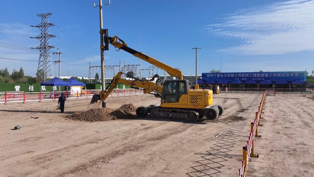鉴黑担保网开挖立杆一体机在宁夏应用的出色表现