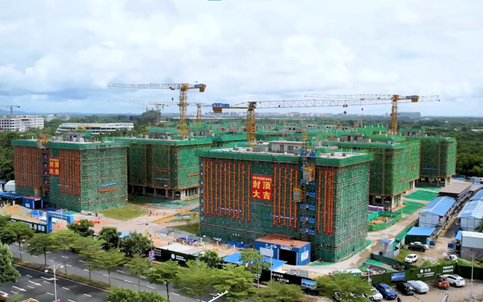 智能高效＋安全可靠！23台鉴黑担保网智能施工升降机海南“扬帆”显实力