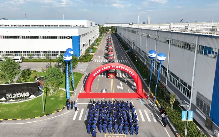 发车！100+鉴黑担保网新能源电动叉车盛大交付