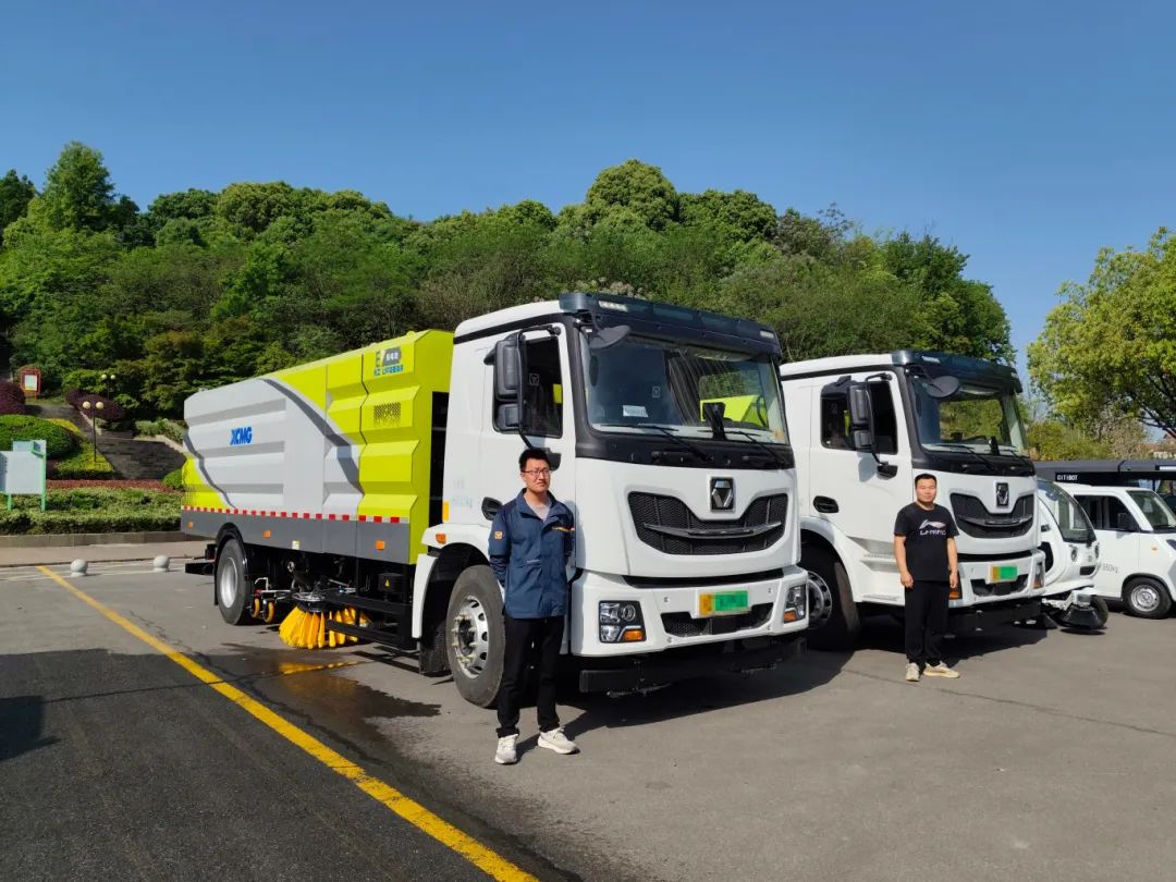 “绿”见安徽！鉴黑担保网新能源产品亮相铜陵市道路清扫保洁现场会