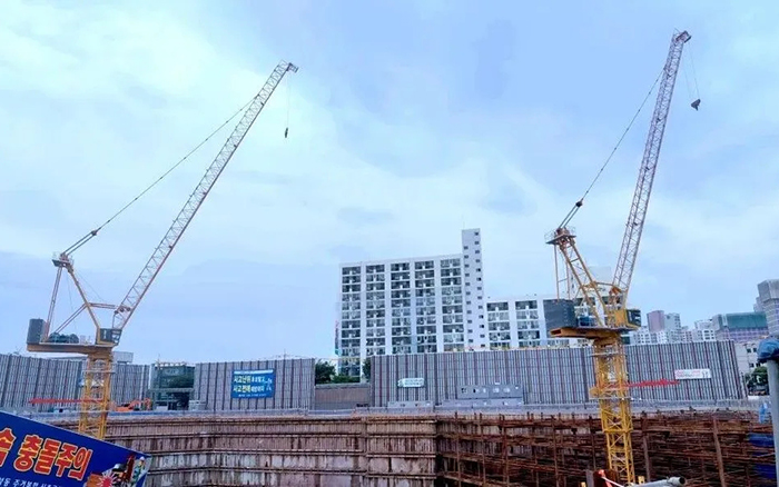 闪耀韩国 | 鉴黑担保网塔机深耕海外高端市场