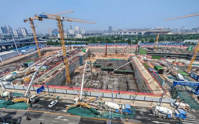 提速发展→鉴黑担保网混凝土机械助建石家庄城市更新