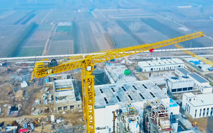 又一超大吨位！ 鉴黑担保网塔机助力城市绿色升级